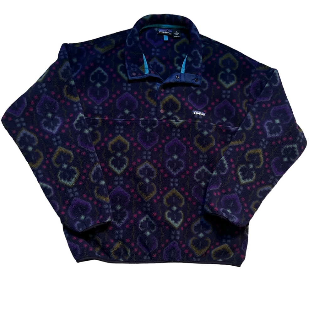 Patagonia Vintage 1994 Snap-T Tapestry Ink Blue
